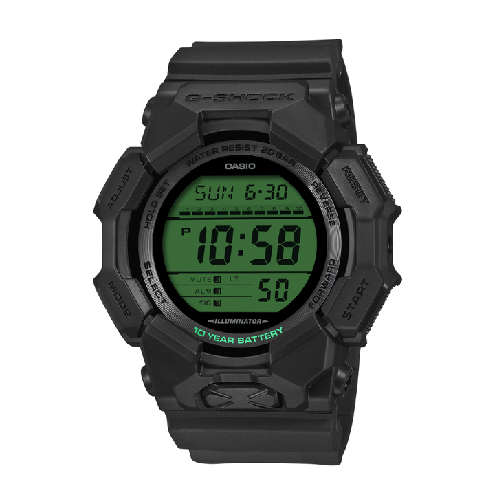 CASIO G-SHOCK GD-010BEG-1DR STANDARD DIGITAL GREEN WATCH