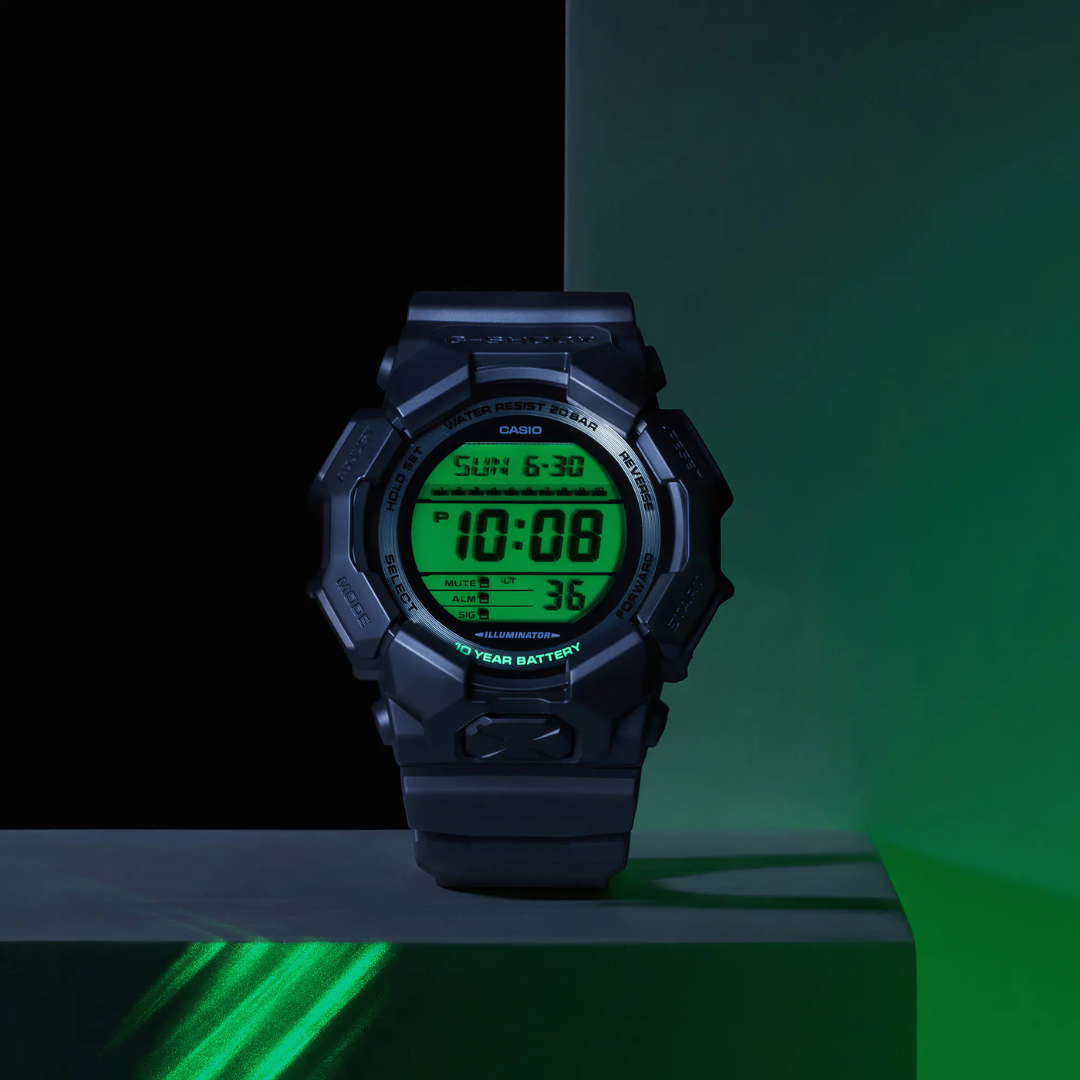 CASIO G-SHOCK GD-010BEG-1DR STANDARD DIGITAL GREEN WATCH