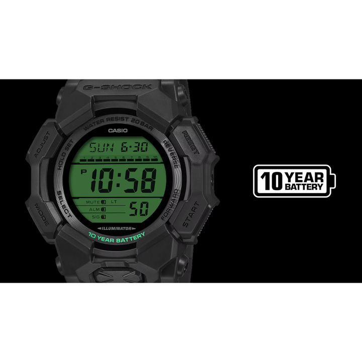CASIO G-SHOCK GD-010BEG-1DR STANDARD DIGITAL GREEN WATCH