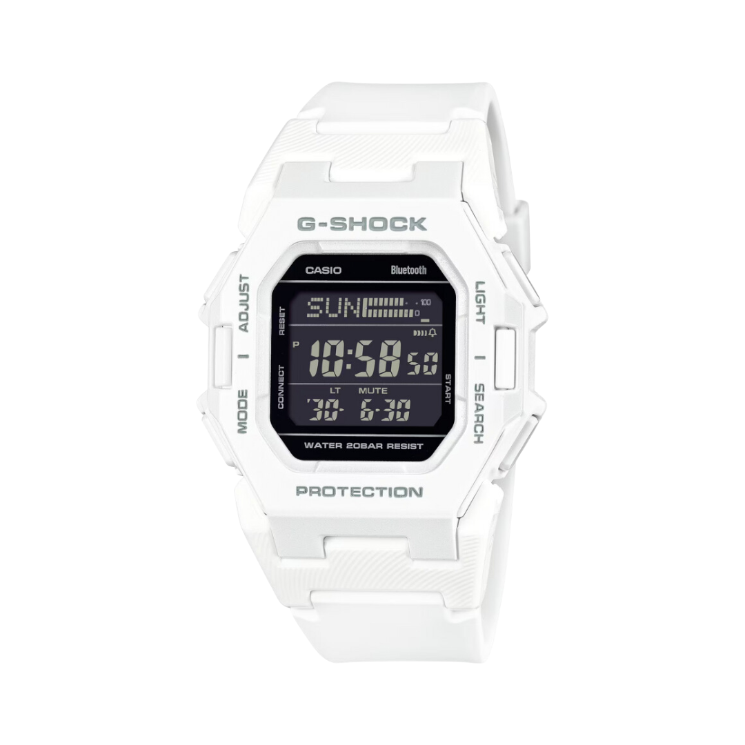 CASIO G-SHOCK GD-B500-7DR STANDARD DIGITAL WHITE WATCH