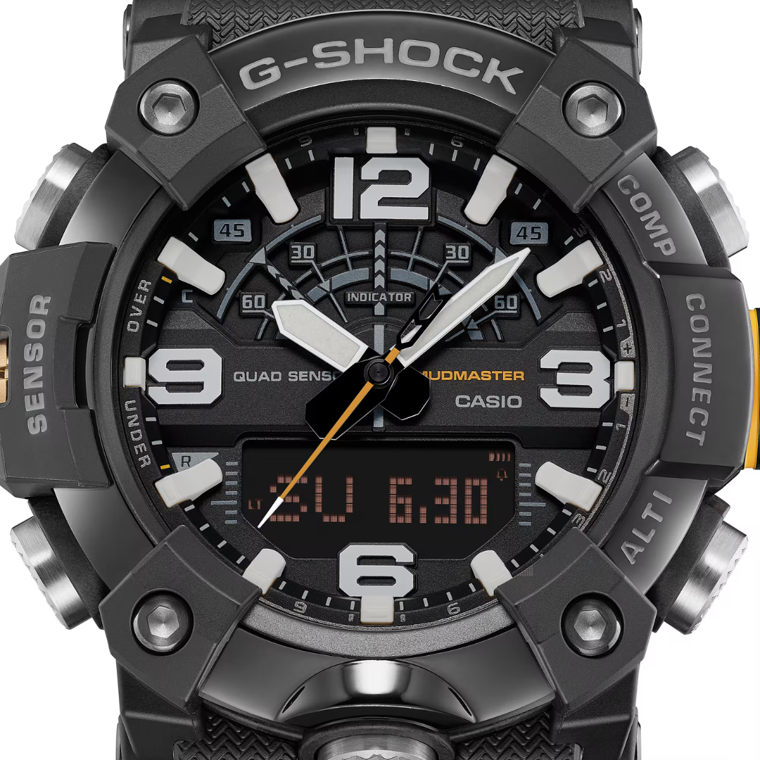 Casio G-Shock MUDMASTER GG-B100XMB Black Steel Watch | City Chain Casio G-Shock MUDMASTER GG-B100XMB Black Steel Watch | City Chain