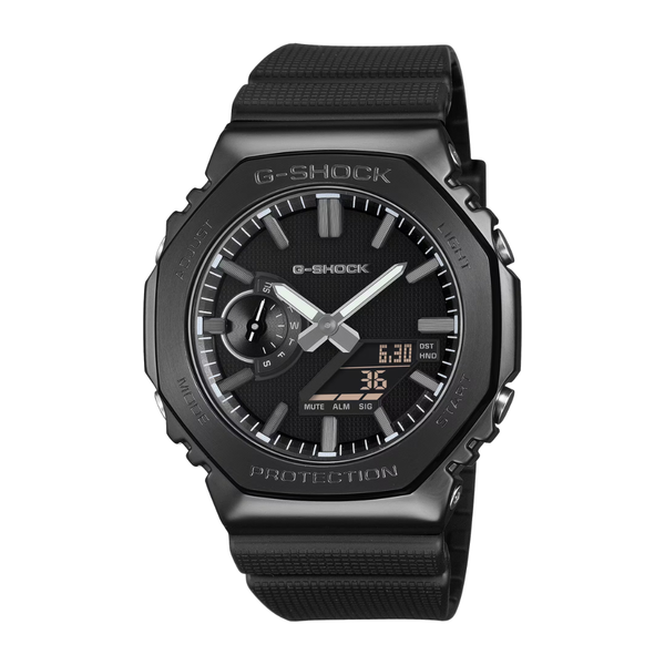 CASIO G-SHOCK GM-2100LXB-1ADR LUXE BLACK G-STEEL ANALOG-DIGITAL MEN WATCH