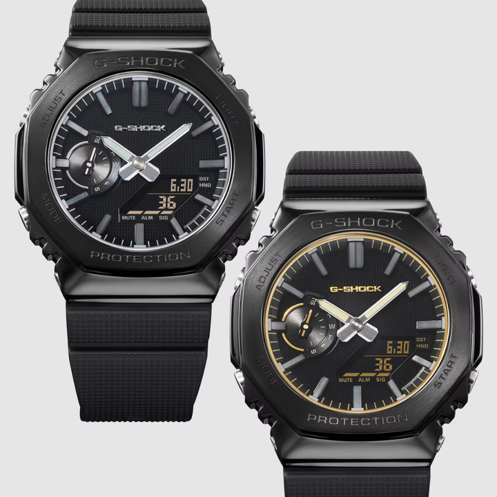 CASIO G-SHOCK GM-2100LXB-1ADR LUXE BLACK G-STEEL ANALOG-DIGITAL MEN WATCH