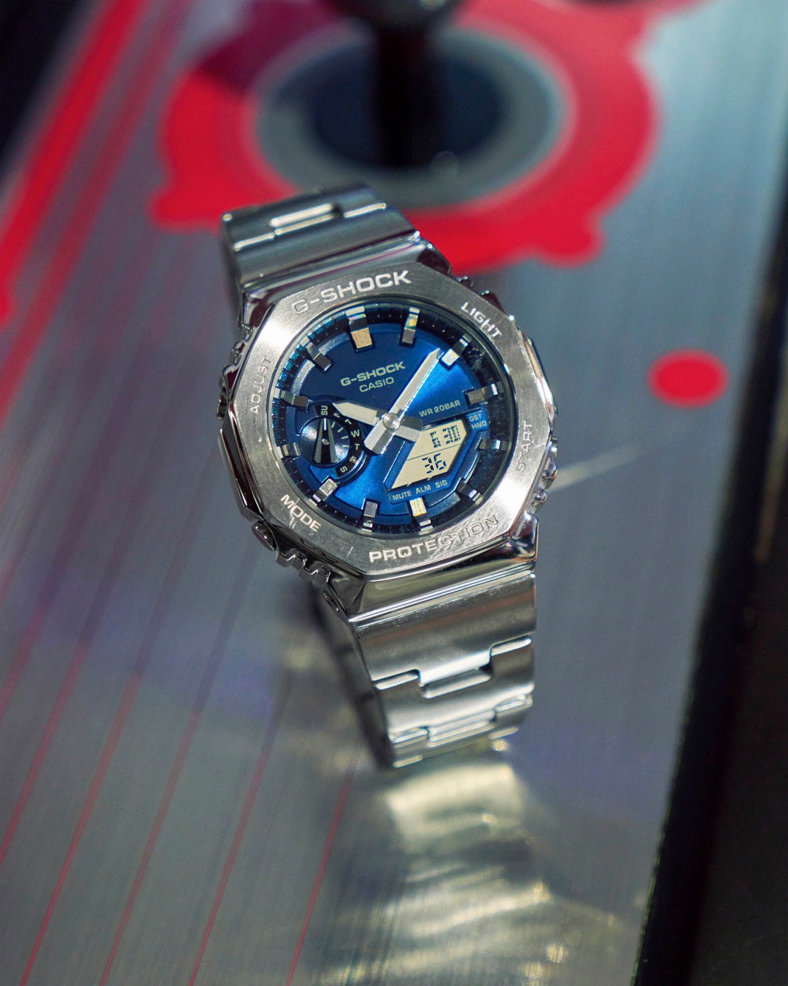 Casio G-Steel GM-2110D-2BDR Navy Blue | City Chain – City Chain
