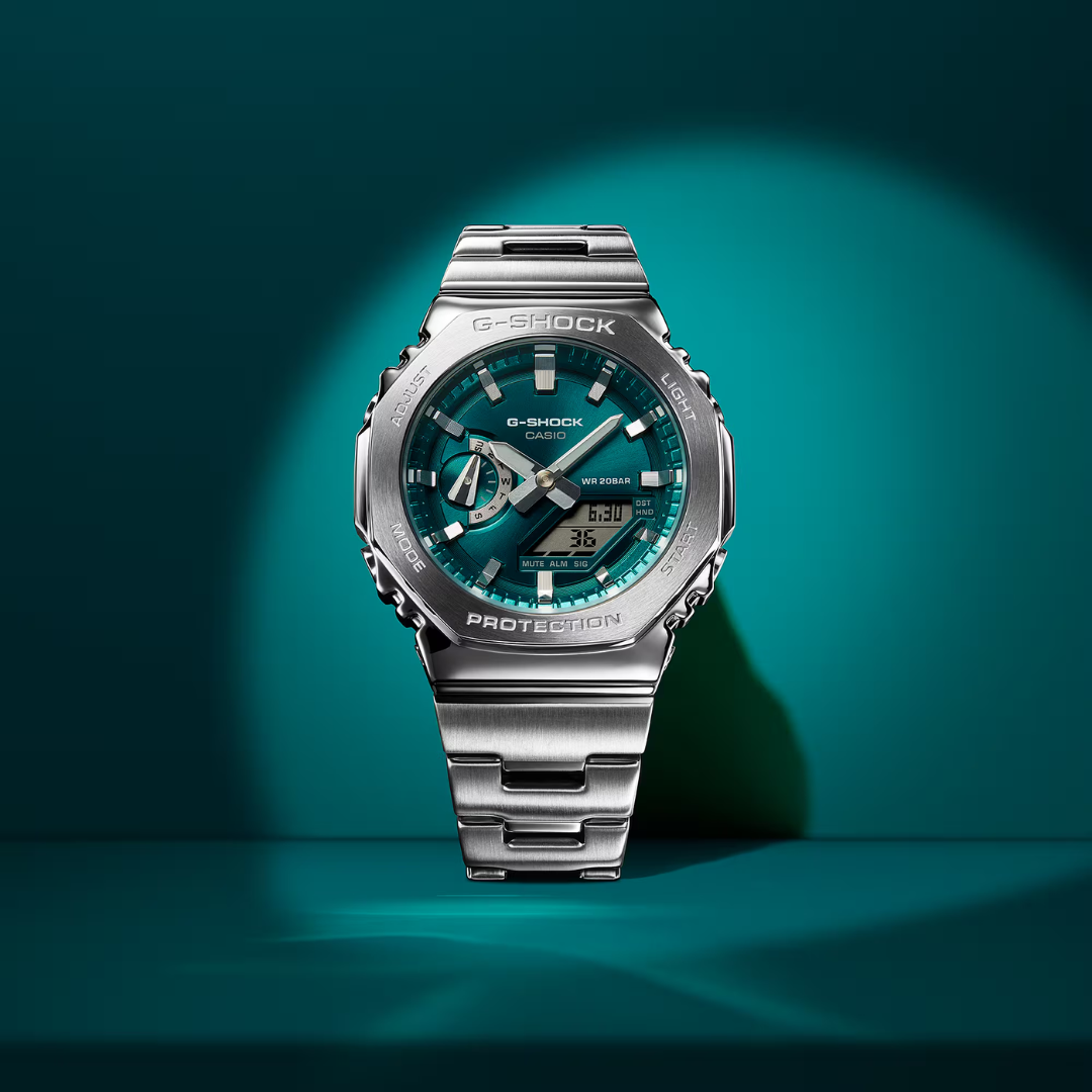 CASIO G-SHOCK G-STEEL GM-2110D-3A1DR ANALOG-DIGITAL MEN WATCH