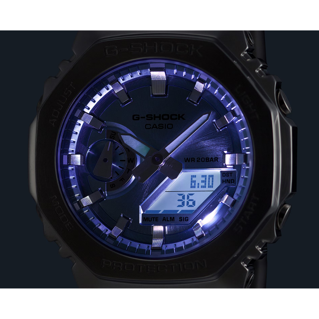 CASIO G-SHOCK G-STEEL GM-2110D-3A1DR ANALOG-DIGITAL MEN WATCH