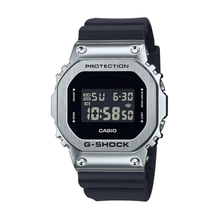 CASIO G-SHOCK GM-5600U-1DR DIGITAL SILVER BLACK WATCH