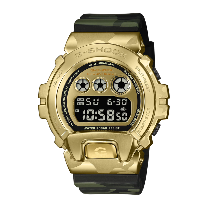 CASIO G-SHOCK GM-6900CMG-3DR BOLD CAMO STANDARD DIGITAL MEN WATCH