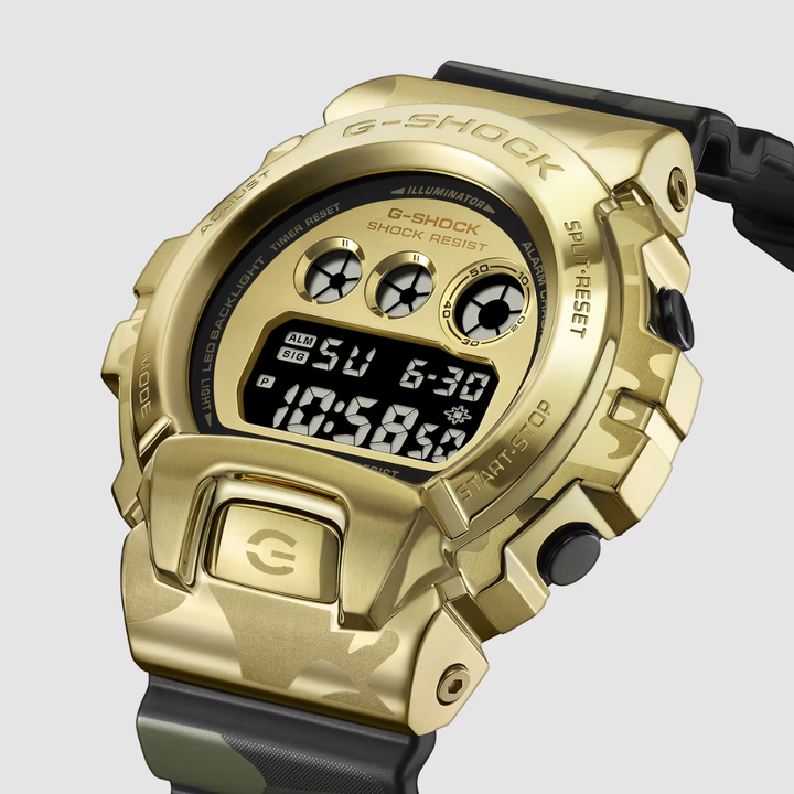 CASIO G-SHOCK GM-6900CMG-3DR BOLD CAMO STANDARD DIGITAL MEN WATCH