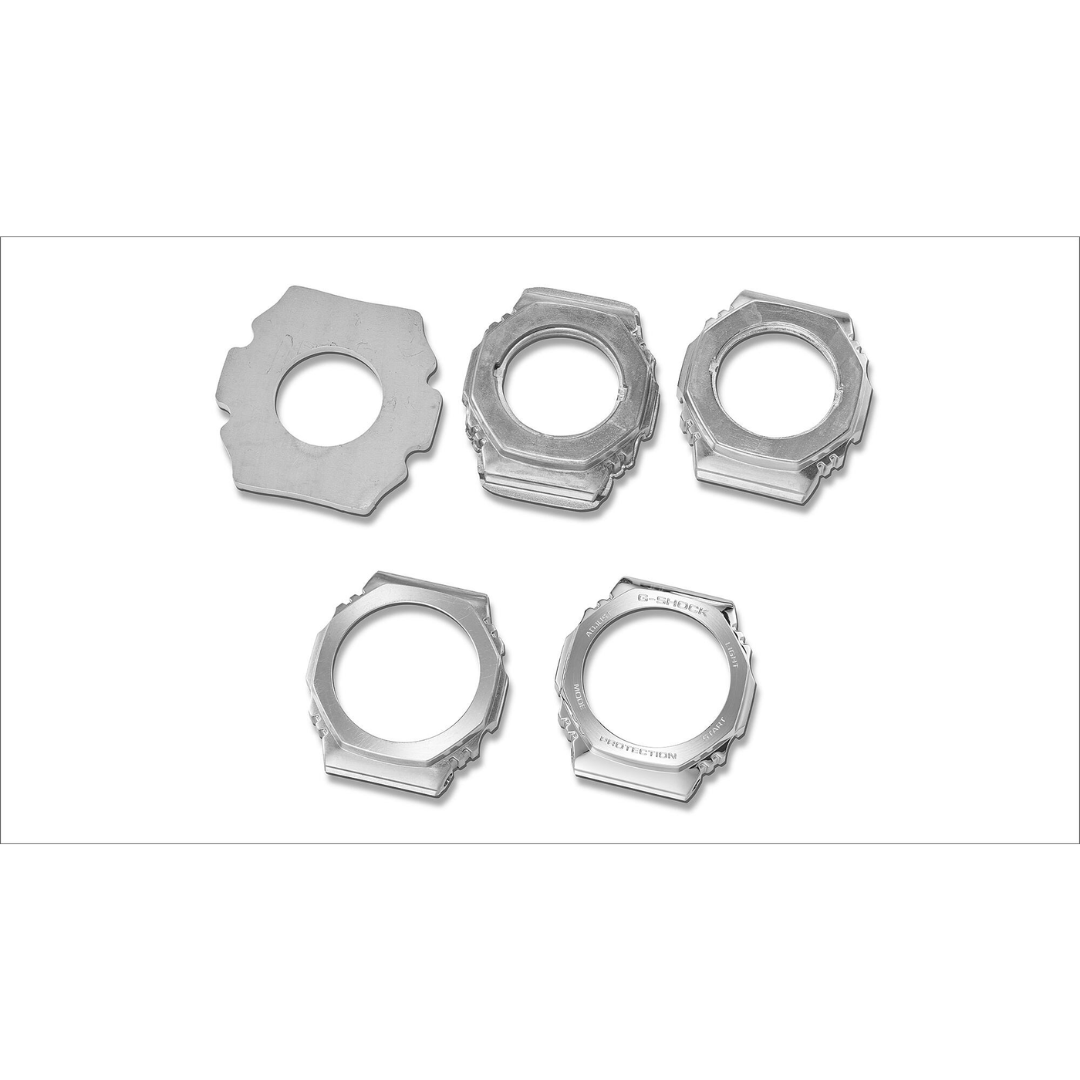 CASIO G-SHOCK GM-2100YRA-8ADR FINE METALLIC ANALOG-DIGITAL SILVER WATCH