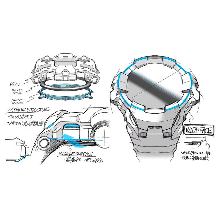 CASIO G-SHOCK GR-B300-1A4DR MASTER OF G ANALOG-DIGITAL BLACK WATCH