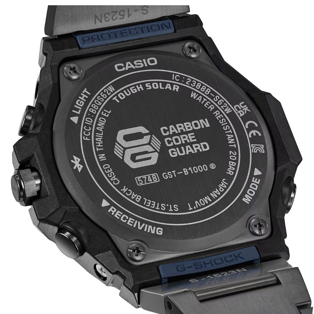 CASIO G-SHOCK G-STEEL GST-B1000BD-2ADR SOLAR MEN WATCH