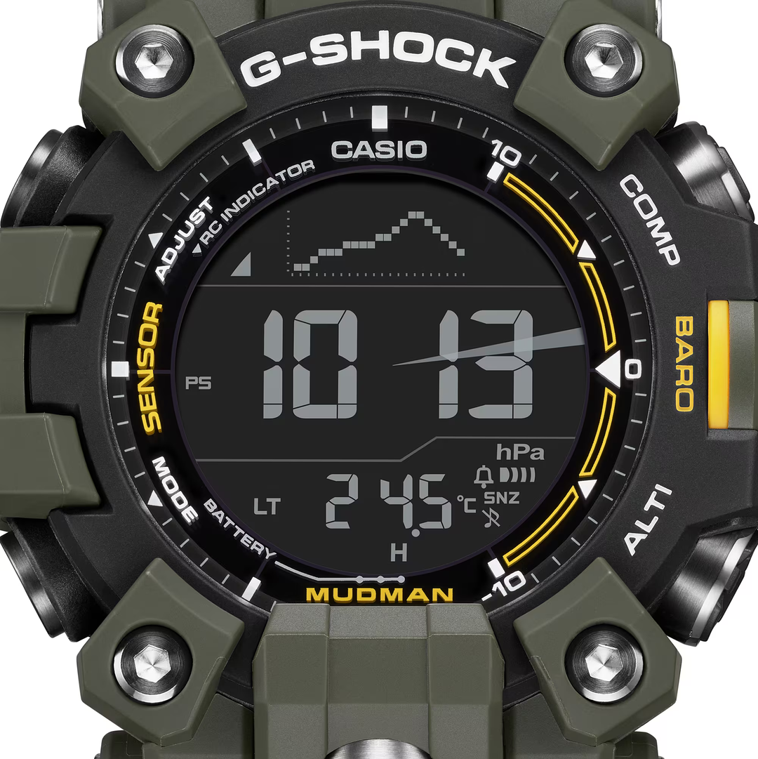CASIO G SHOCK GW 9500 3DR MASTER OF G LAND MUDMAN GREEN WATCH