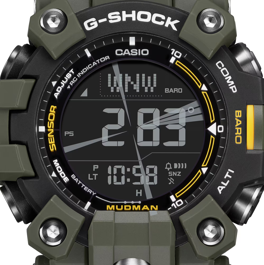 CASIO G SHOCK GW 9500 3DR MASTER OF G LAND MUDMAN GREEN WATCH