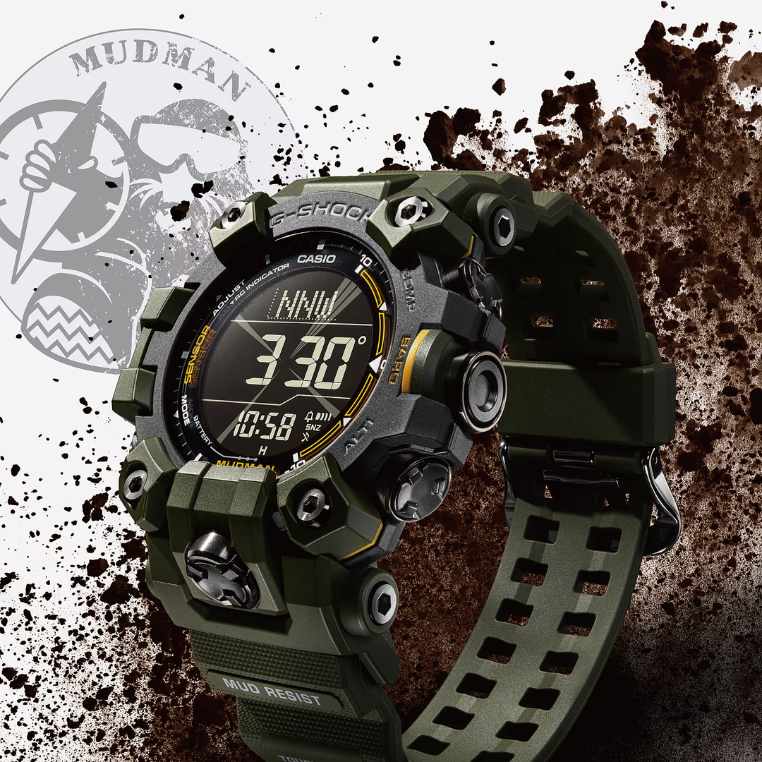 CASIO G-SHOCK GW-9500-3DR MASTER OF G - LAND MUDMAN GREEN WATCH