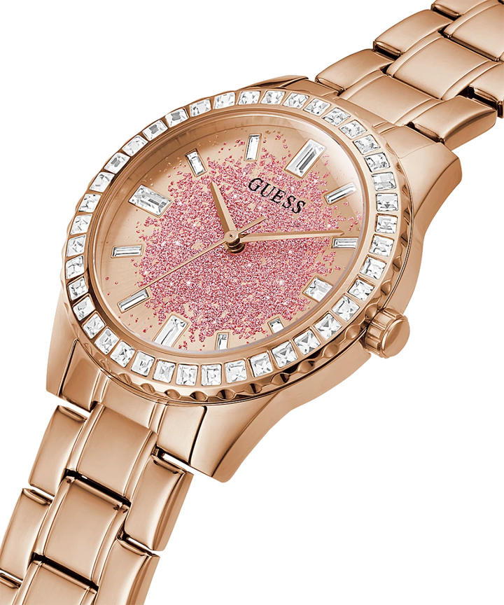 GUESS GW0405L3 GLITZ QUARTZ MULTI-FUNCTION 3 HANDS WOMEN WATCH