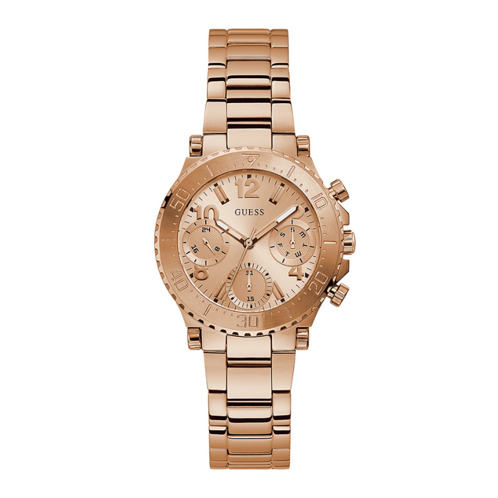 GUESS GW0465L2 QUARTZ MULTI-FUNCTION 3 HANDS WOMEN WATCH