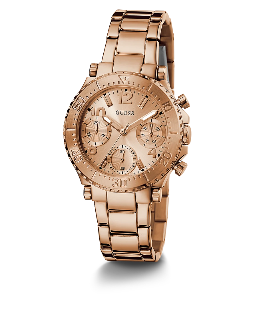 GUESS GW0465L2 QUARTZ MULTI-FUNCTION 3 HANDS WOMEN WATCH