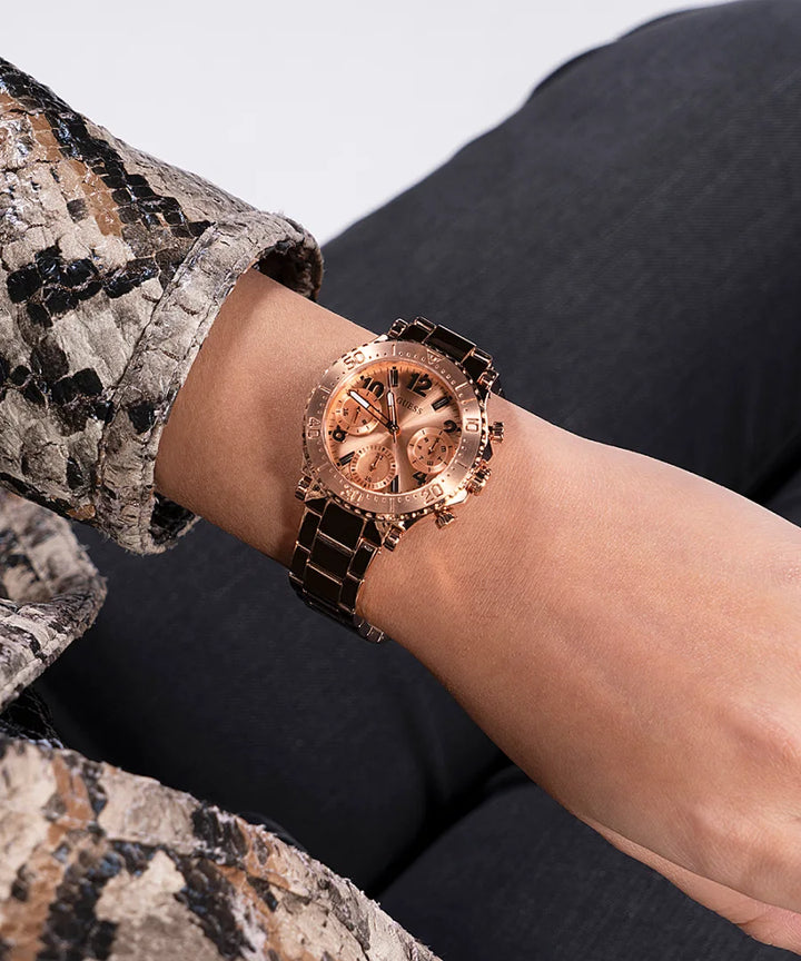 GUESS GW0465L2 QUARTZ MULTI-FUNCTION 3 HANDS WOMEN WATCH
