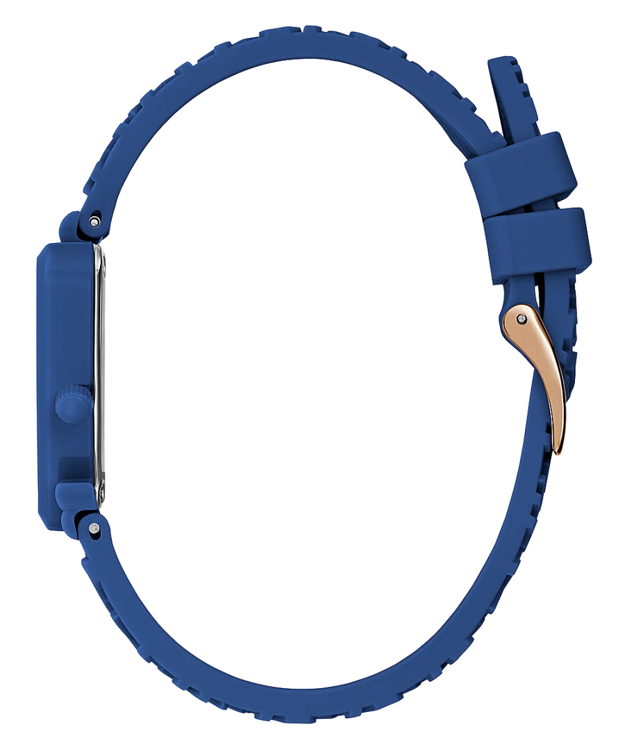 GUESS GW0543L7 FAME QUARTZ ANALOG 3 HANDS BLUE SILICONE WOMEN WATCH