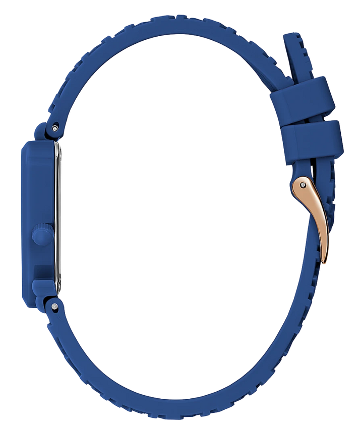GUESS GW0543L7 FAME QUARTZ ANALOG 3 HANDS BLUE SILICONE WOMEN WATCH