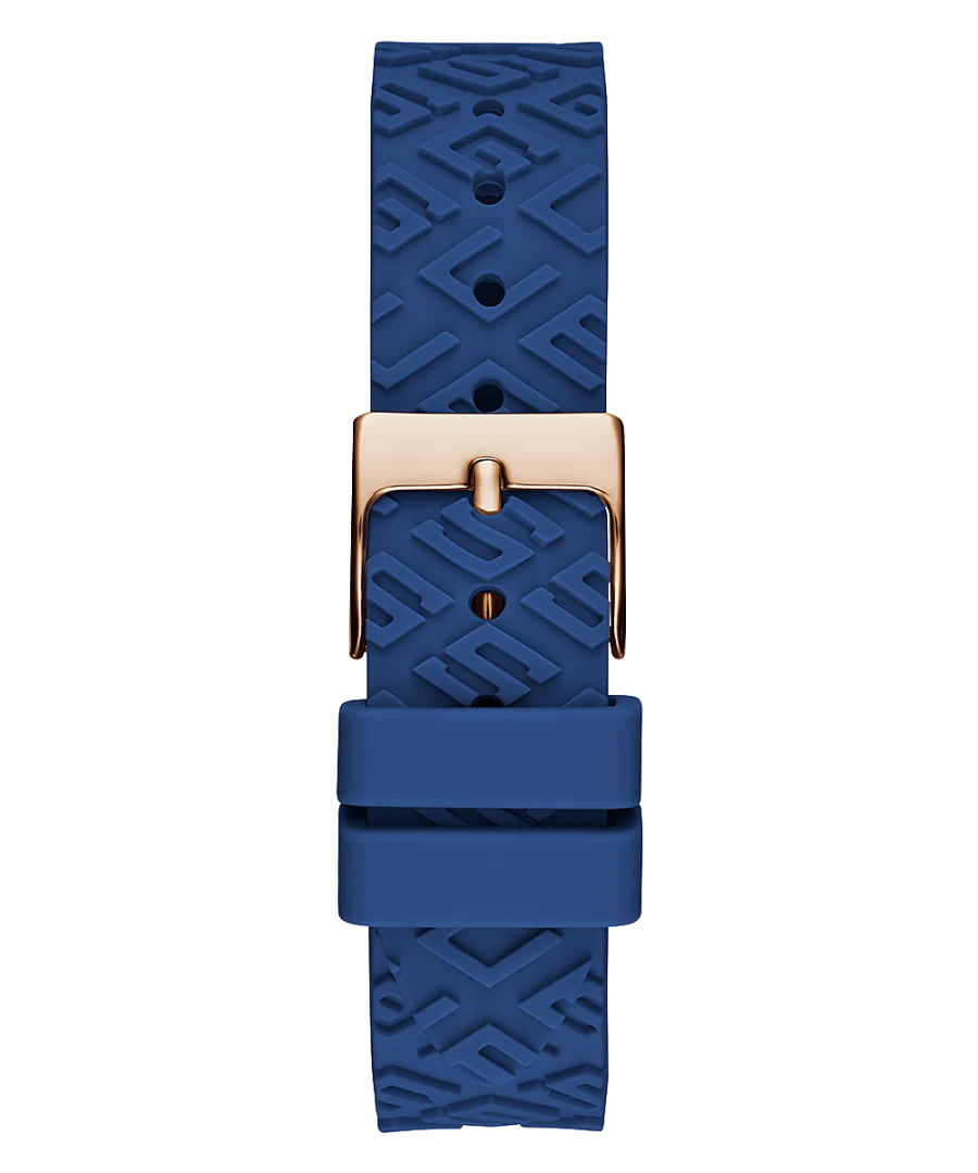 GUESS GW0543L7 FAME QUARTZ ANALOG 3 HANDS BLUE SILICONE WOMEN WATCH