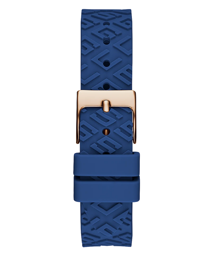 GUESS GW0543L7 FAME QUARTZ ANALOG 3 HANDS BLUE SILICONE WOMEN WATCH