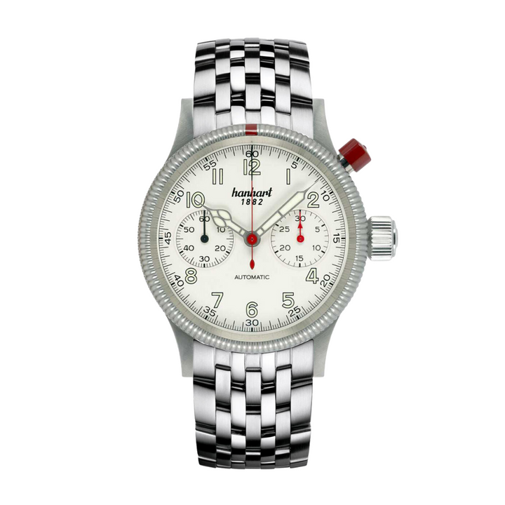 HANHART PIONEER MK I 714.200-6428 STAINLESS STEEL MEN WATCH