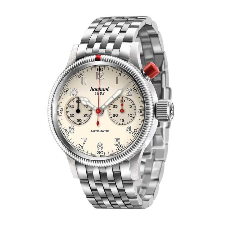 HANHART PIONEER MK I 714.200-6428 STAINLESS STEEL MEN WATCH