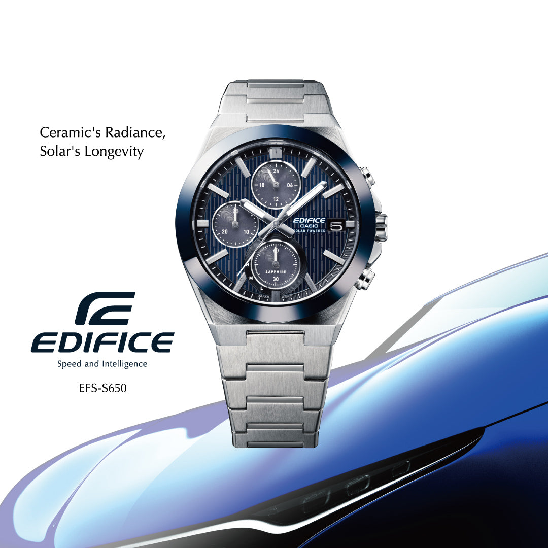 【最終値下げ】EDIFICE 5698 JA ブラック ソーラー時計 最終値下げ】EDIFICE 5698 JA ブラック ソーラー時計