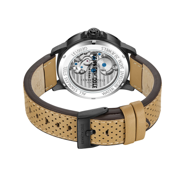 KENNETH COLE KCWGE0013105 AUTOMATIC 3 HANDS BROWN MEN WATCH