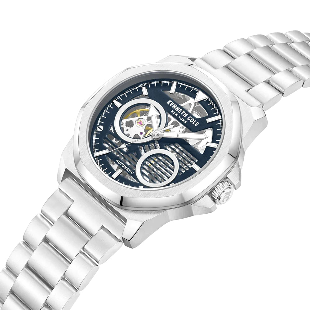 KENNETH COLE KCWGL0013602 AUTOMATIC SILVER MEN WATCH
