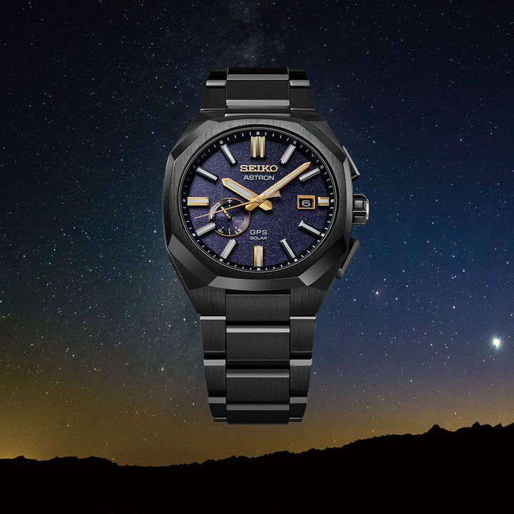 SEIKO ASTRON SSJ021J1 MORNING STAR LIMITED EDITION 3X62 SOLAR GPS MEN WATCH