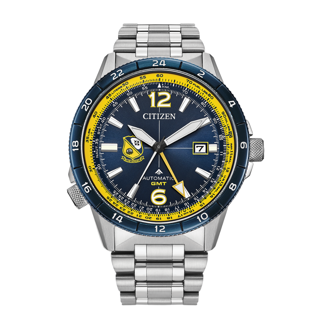 Citizen NB6044-54L Promaster limited edition blue dial 44.5mm automatic dual time 200m