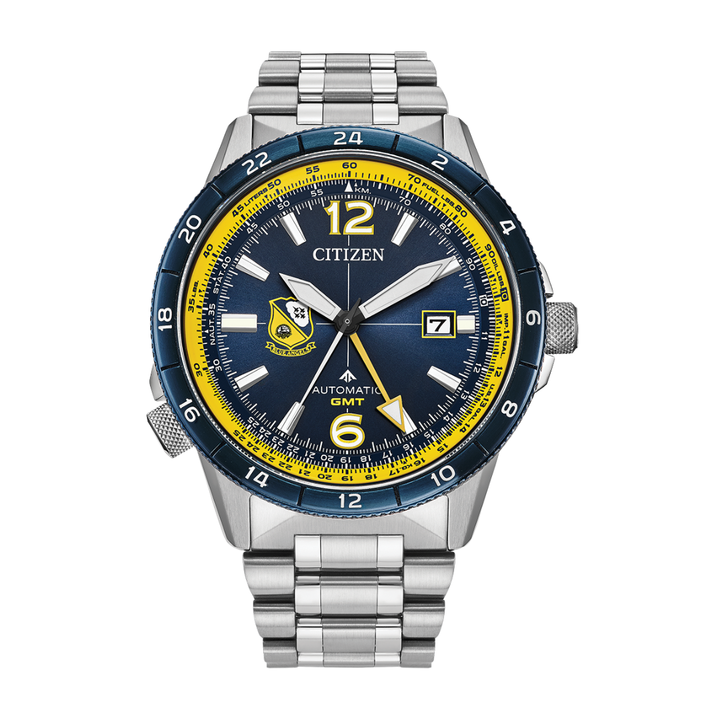 Citizen NB6044-54L Promaster limited edition blue dial 44.5mm automatic dual time 200m