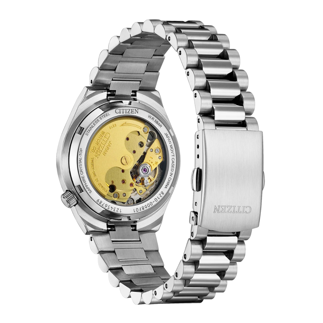 CITIZEN NJ0200-50E TSUYOSA 37MM TIME SLIP MECHANICAL LIMITED EDITION MEN WATCH
