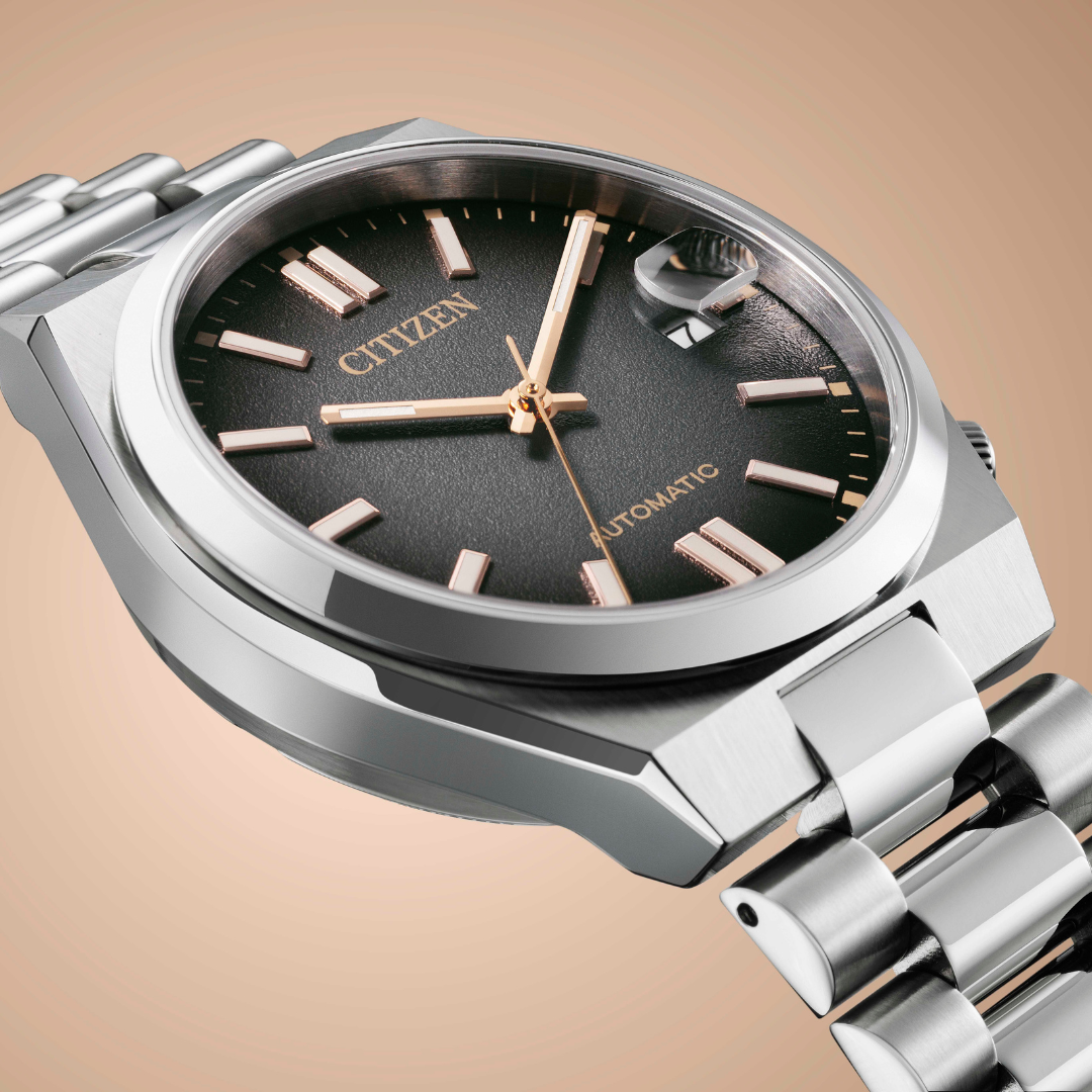 CITIZEN NJ0200-50E TSUYOSA 37MM TIME SLIP MECHANICAL LIMITED EDITION MEN WATCH