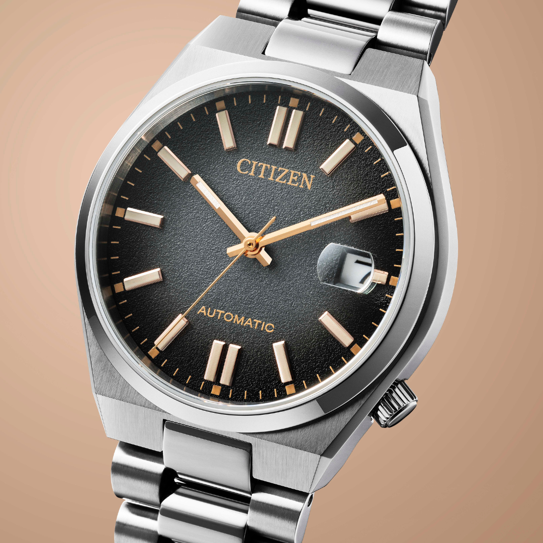 CITIZEN NJ0200-50E TSUYOSA 37MM TIME SLIP MECHANICAL LIMITED EDITION MEN WATCH