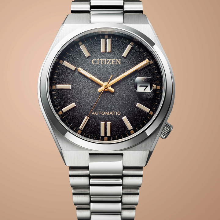 CITIZEN NJ0200-50E TSUYOSA 37MM TIME SLIP MECHANICAL LIMITED EDITION MEN WATCH