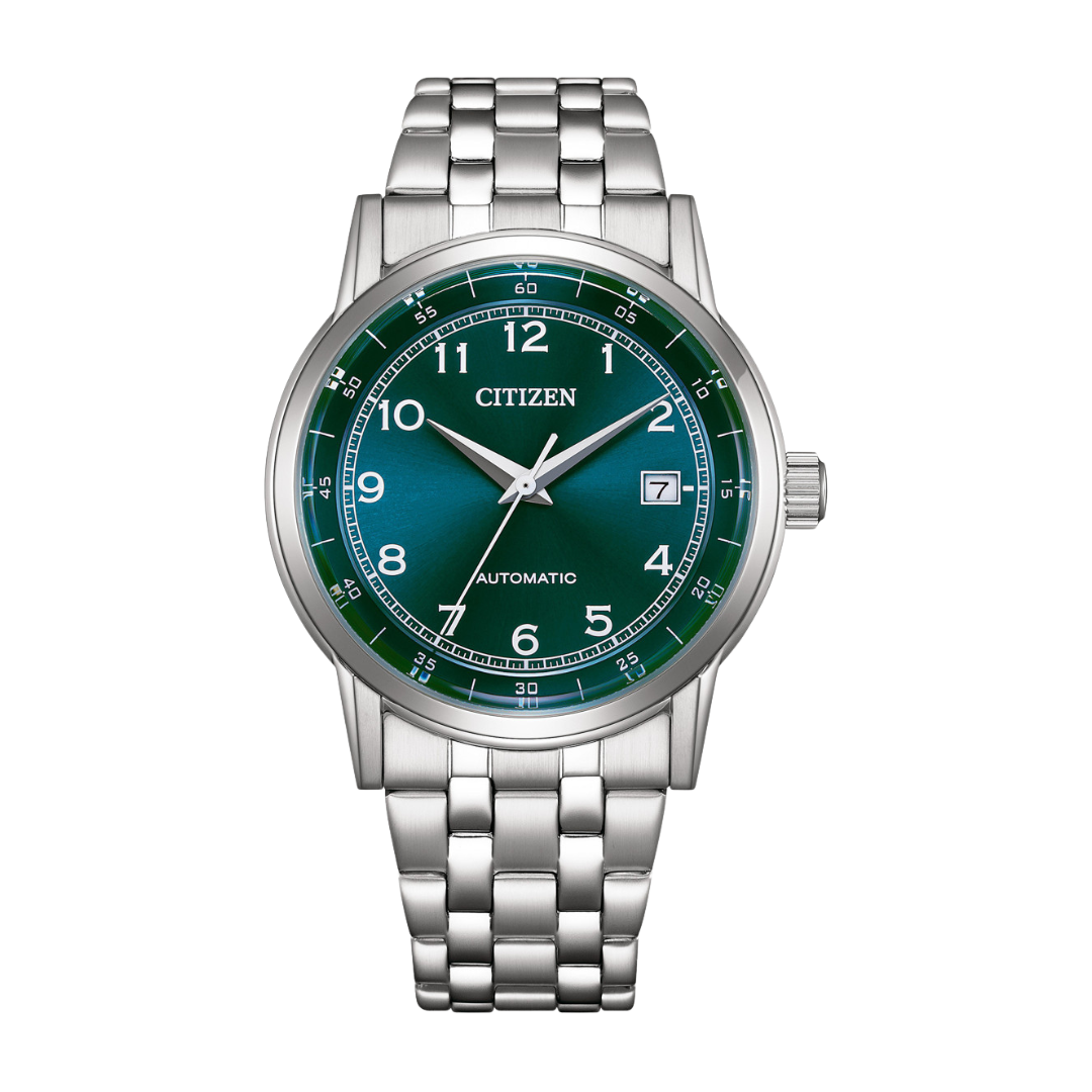 Citizen NJ0210-56M mechanical automatic green dial stainless steel men's watch