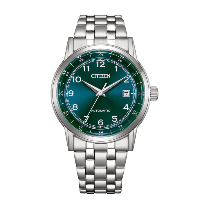 Citizen NJ0210-56M mechanical automatic green dial stainless steel men's watch