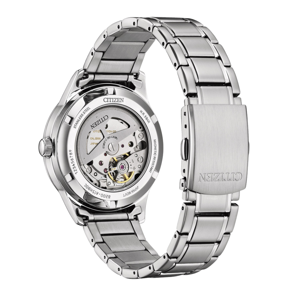 Citizen NY4060-51L refined blue dial day-date display 21 jewels automatic movement