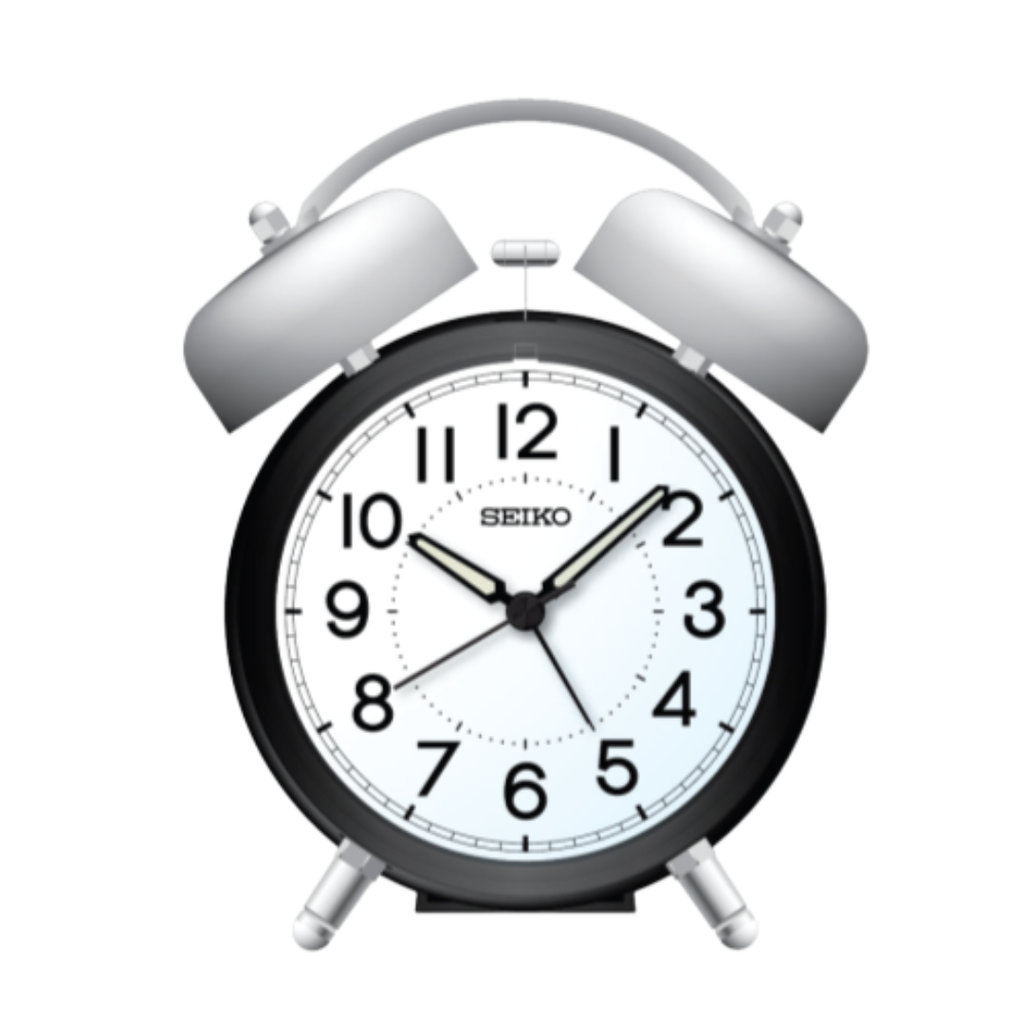 置時計　table-clock Seiko QHK063K Black Wooden Table Clock | Alarm, Snooze & Light