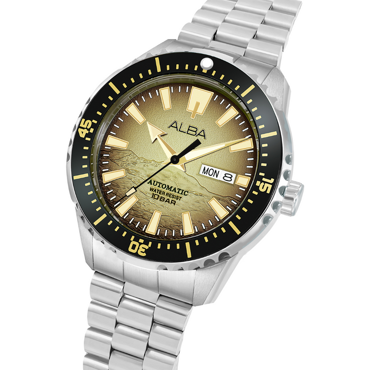ALBA AL4733X MECHANICAL STAINLESS STEEL MEN WATCH