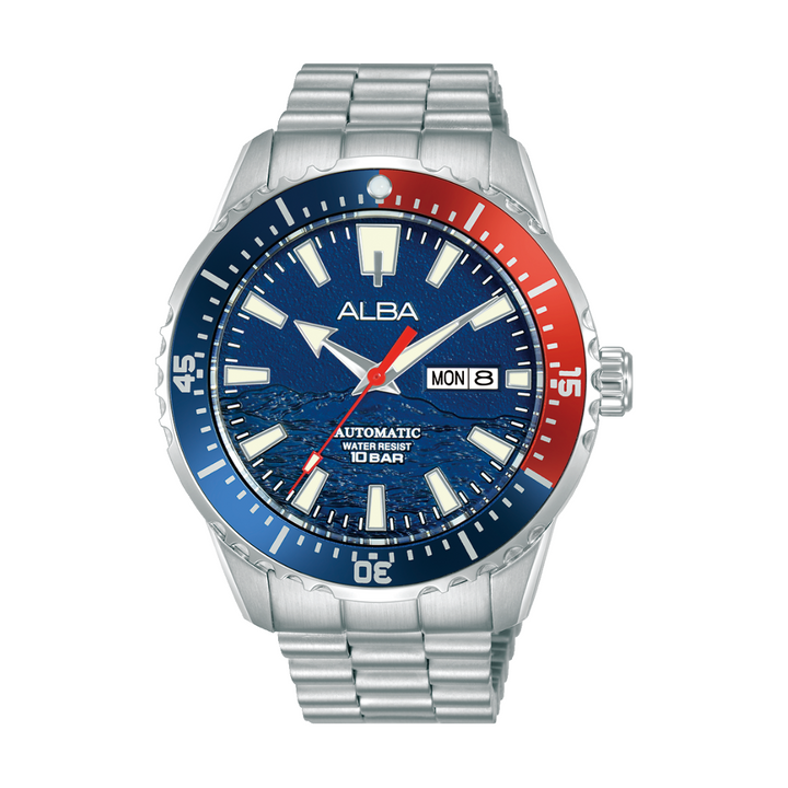ALBA AL4735X MECHANICAL STAINLESS STEEL MEN WATCH