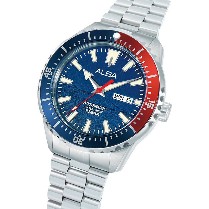ALBA AL4735X MECHANICAL STAINLESS STEEL MEN WATCH