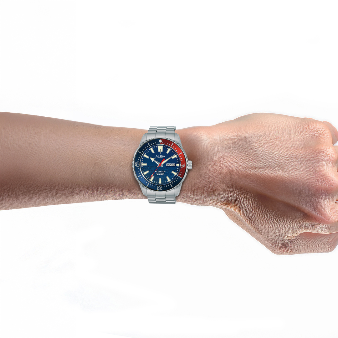 ALBA AL4735X MECHANICAL STAINLESS STEEL MEN WATCH
