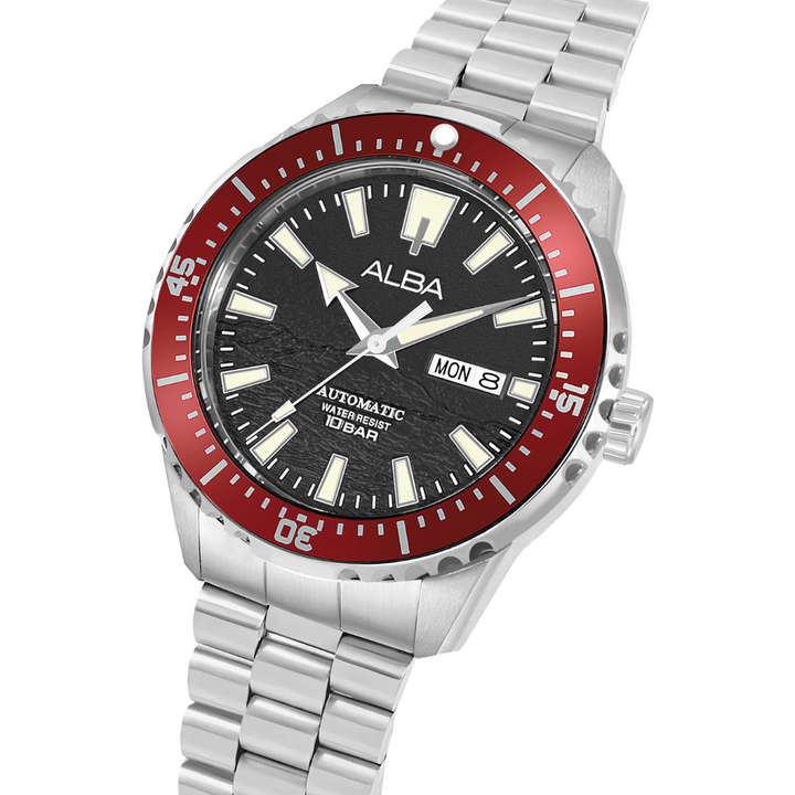 ALBA AL4745X MECHANICAL STAINLESS STEEL MEN WATCH