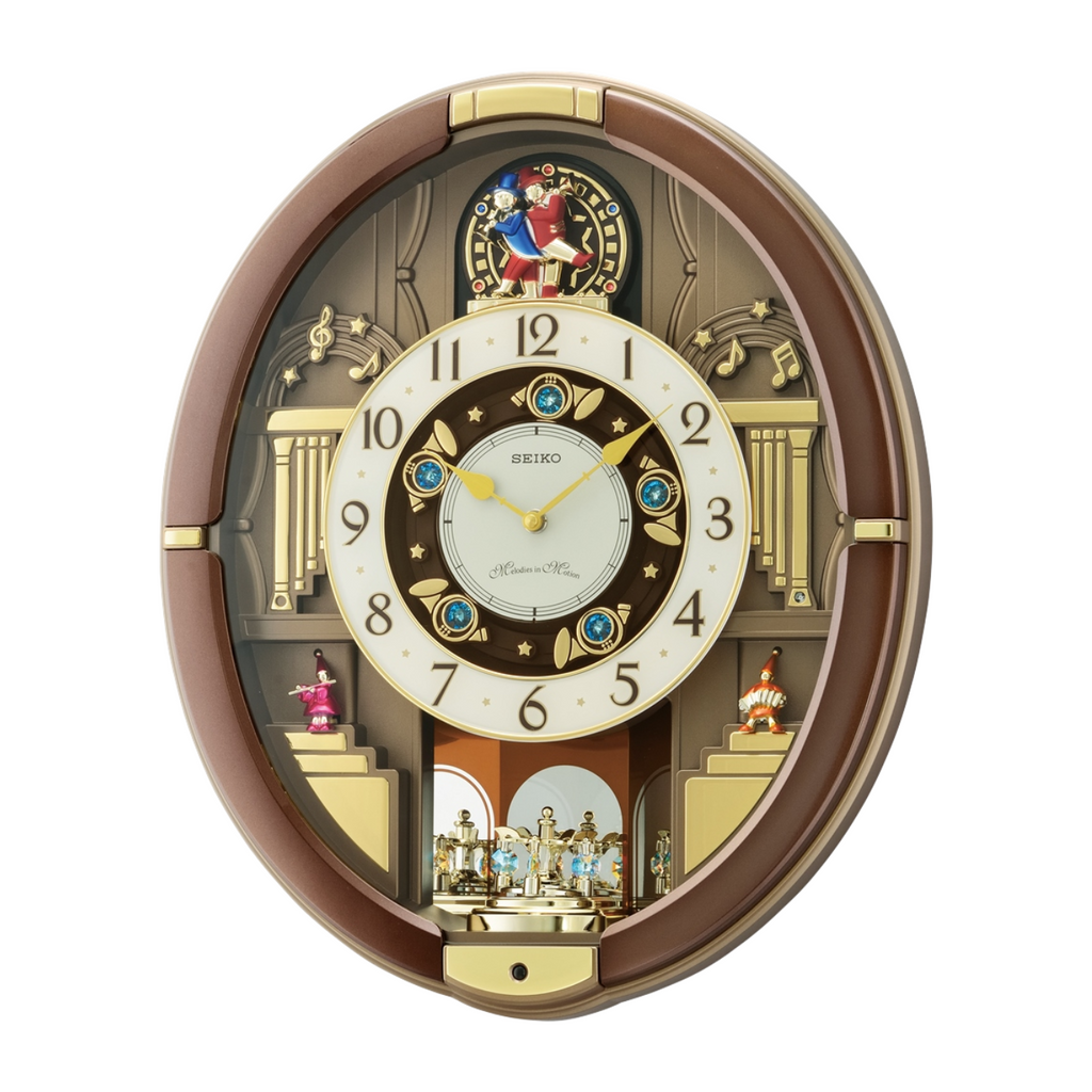 Seiko QXM384B Melodies in Motion Wall Clock | City Chain – City