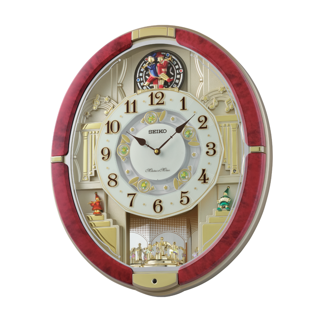 SEIKO Melodies in motion QXW216GRH 置時計（Seiko QXM612R